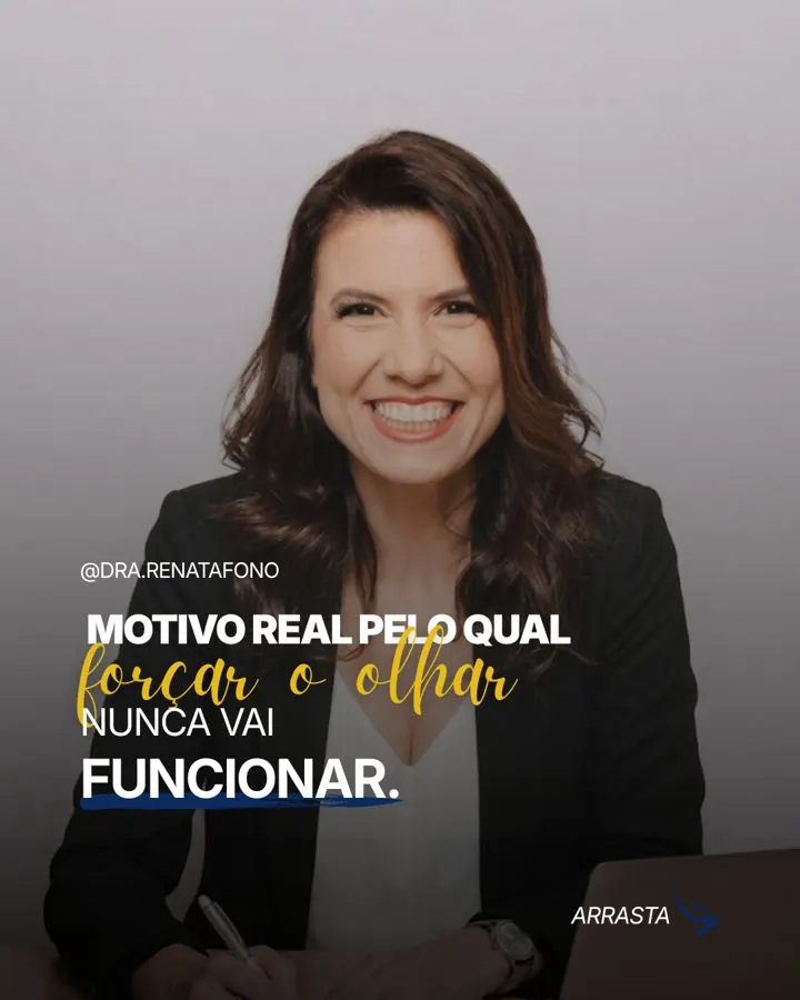 Carrossel sobre contato visual na infância